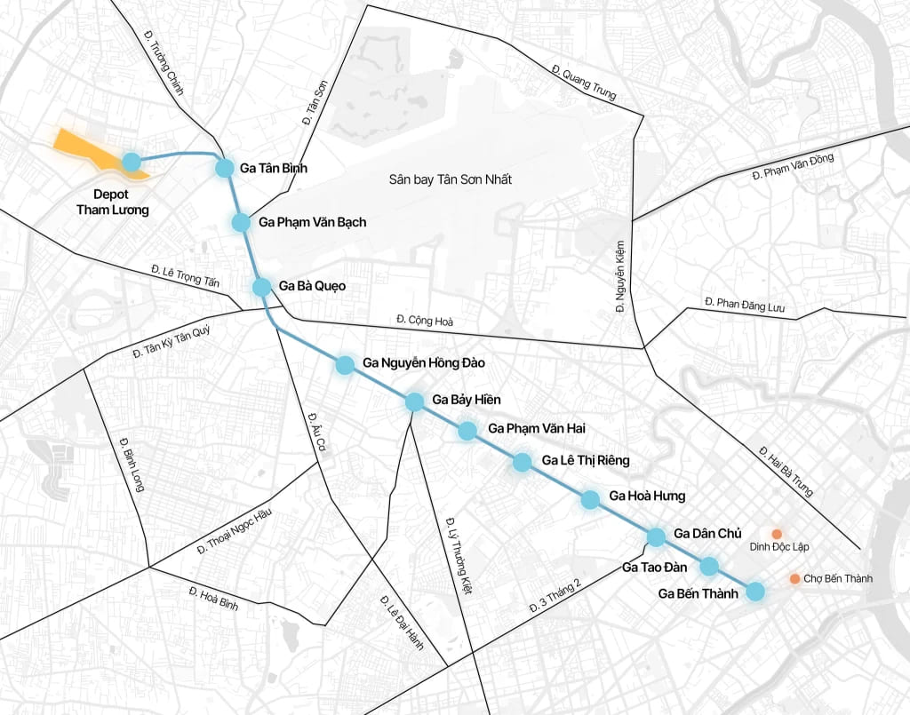 metro 2 - hạ tầng dự án vinhomes saigon park hóc môn