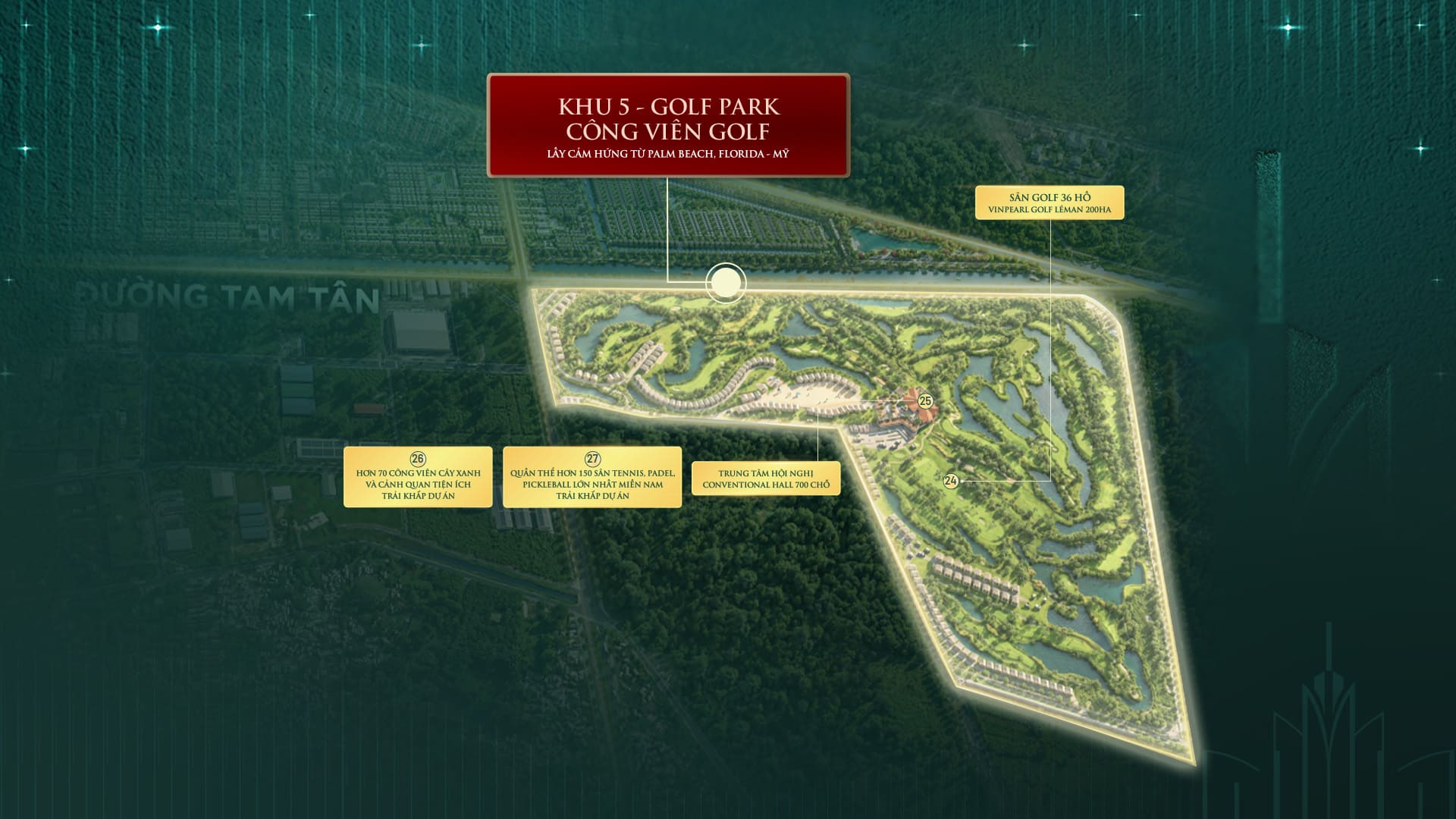 Phân Khu Golf Park - Công Viên Golf